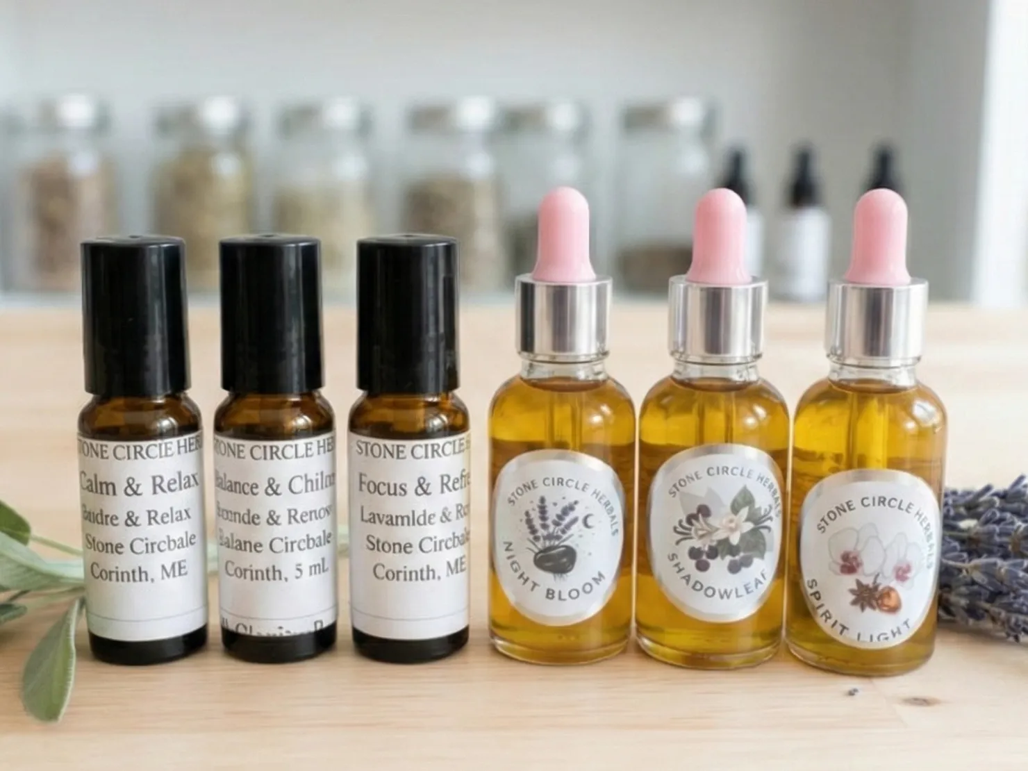 Artisan Roller Balls and Hair Oil